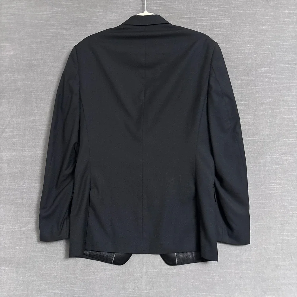 Giorgio Tuxedo Jacket 38R Black Satin Formal Evening Wedding‎ Classic Party NYE